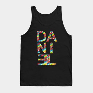 Daniel, name, typography Tank Top